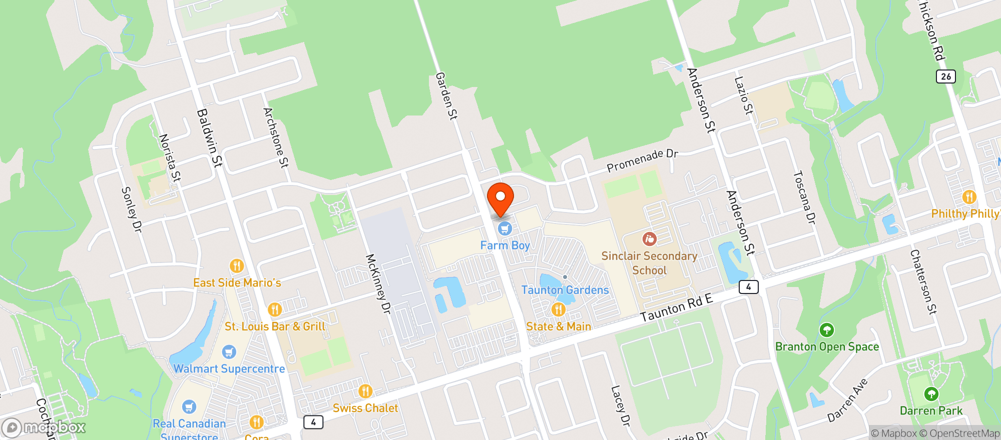 Map showing Farm Boy 17