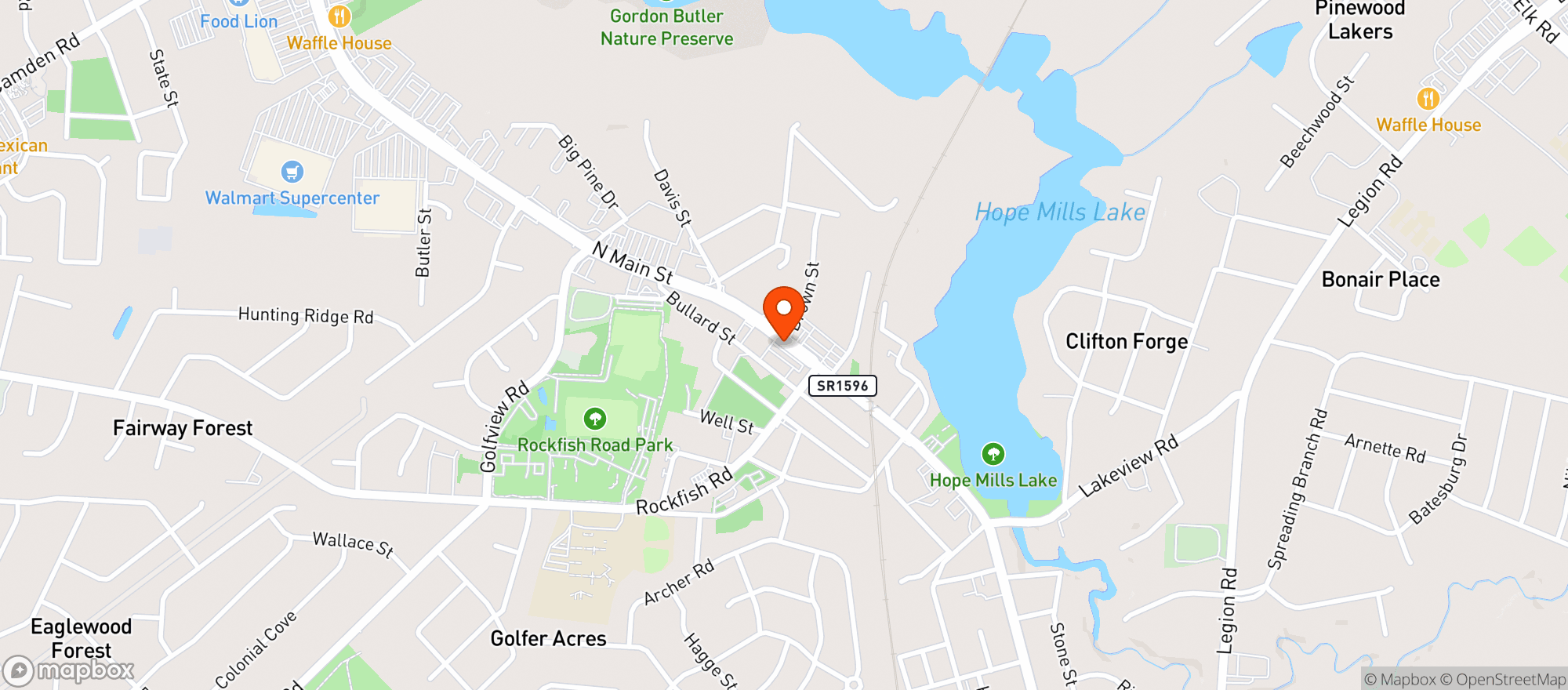 Map showing CIRCLE K #2720481