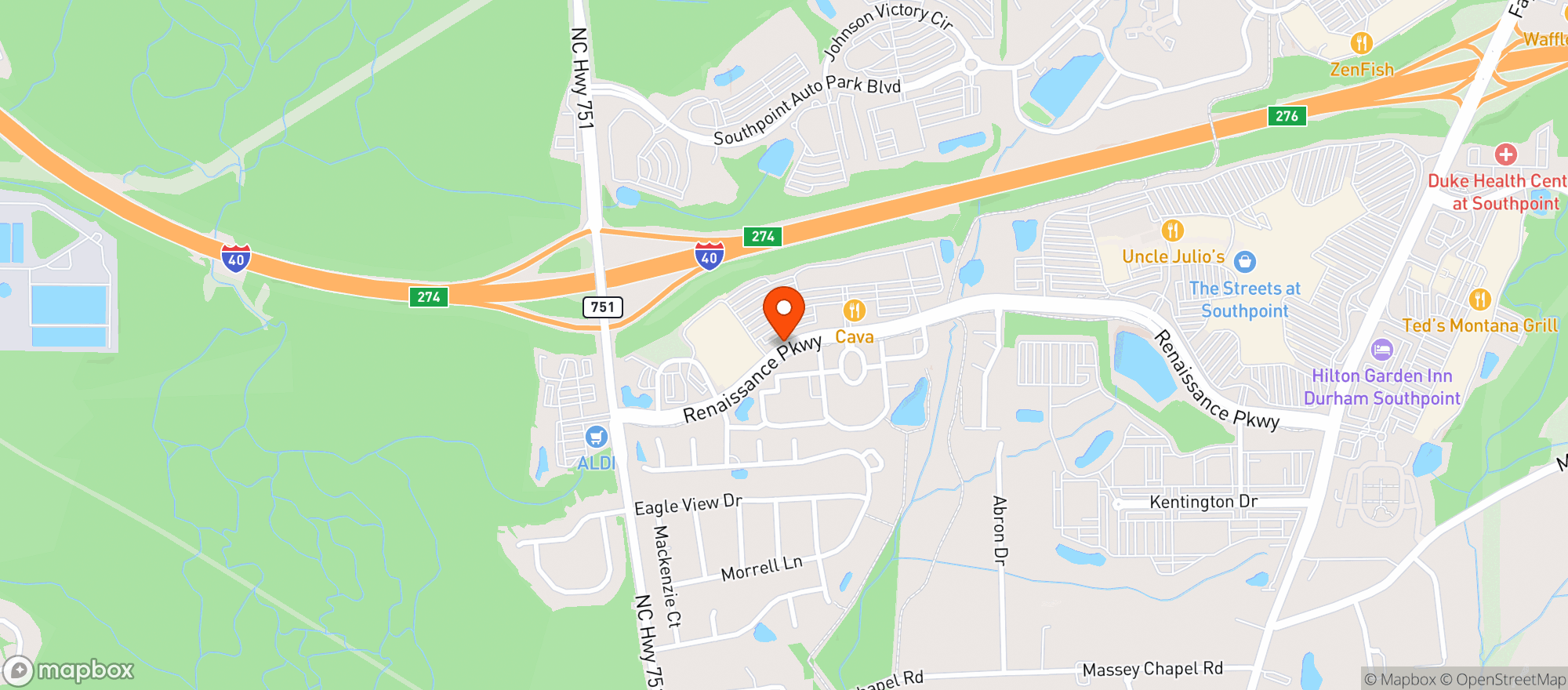 Map showing Supertarget