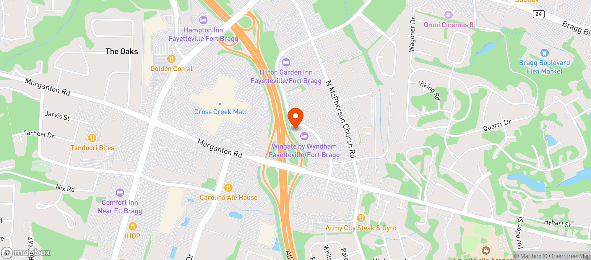 Map showing Bounty Farmhouse Kitchen And Tap