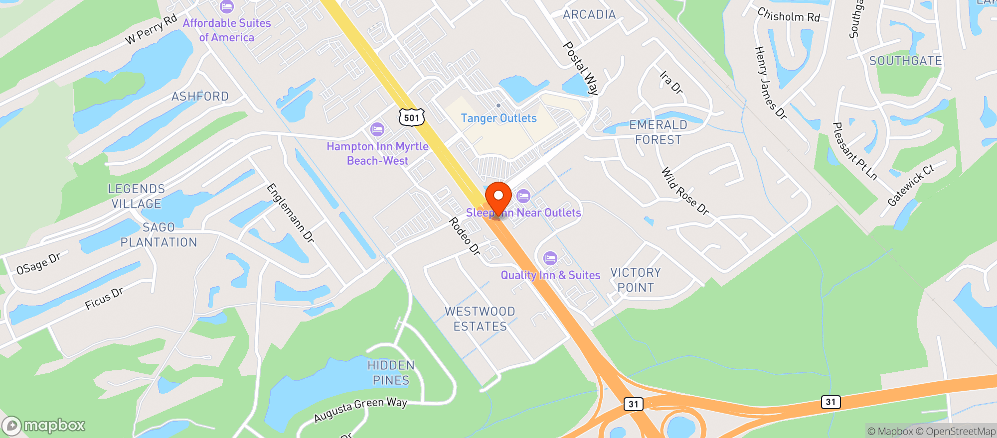 Map showing Circle K #3071 (myr)