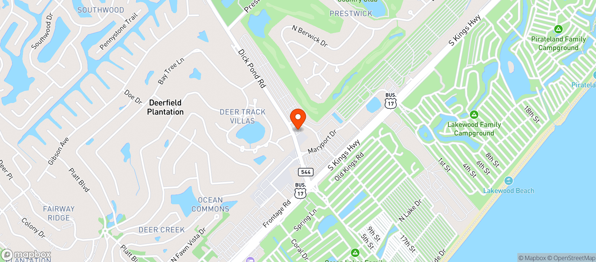 Map showing Scotchman Store #3223