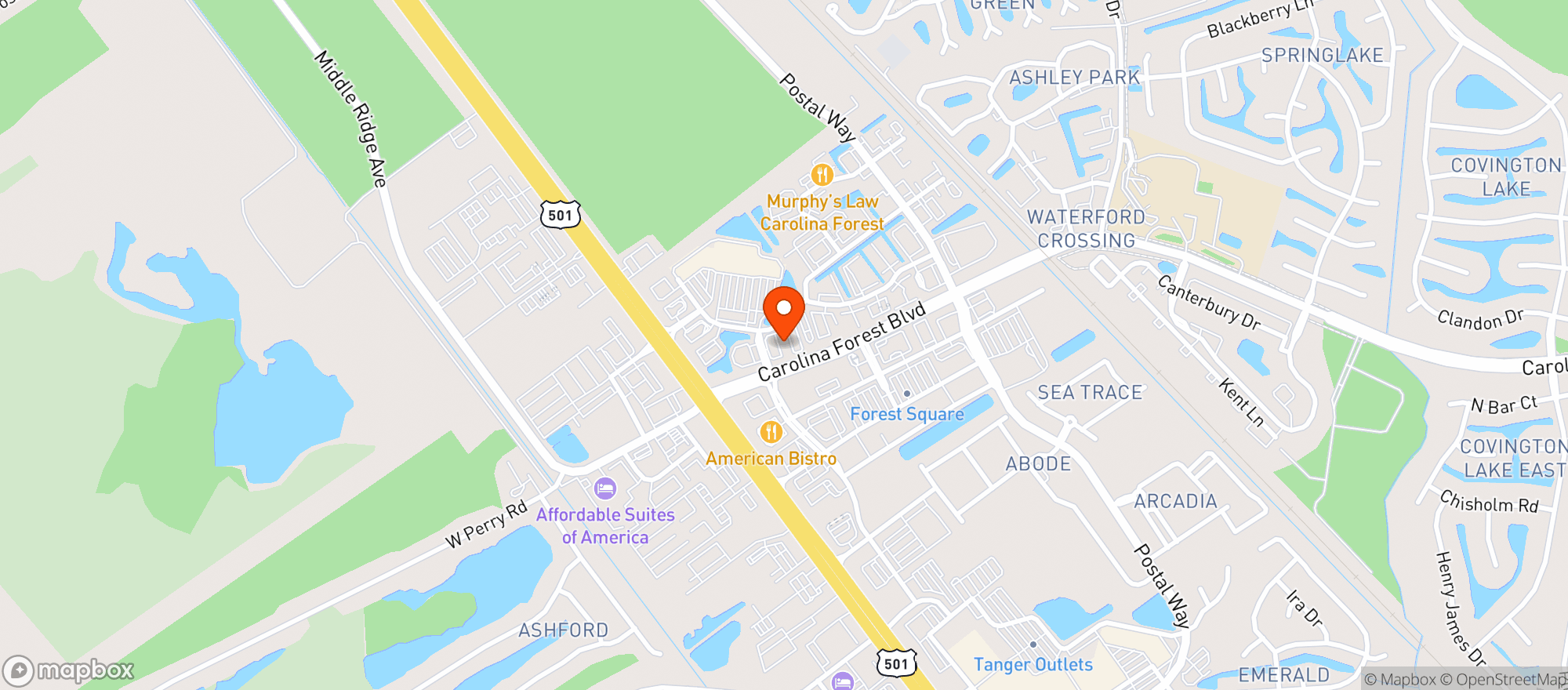 Map showing Scotchman Store #3123