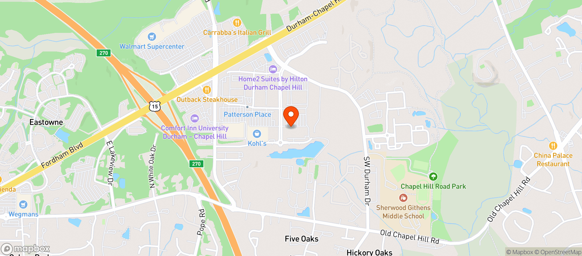 Map showing Total Wine & More