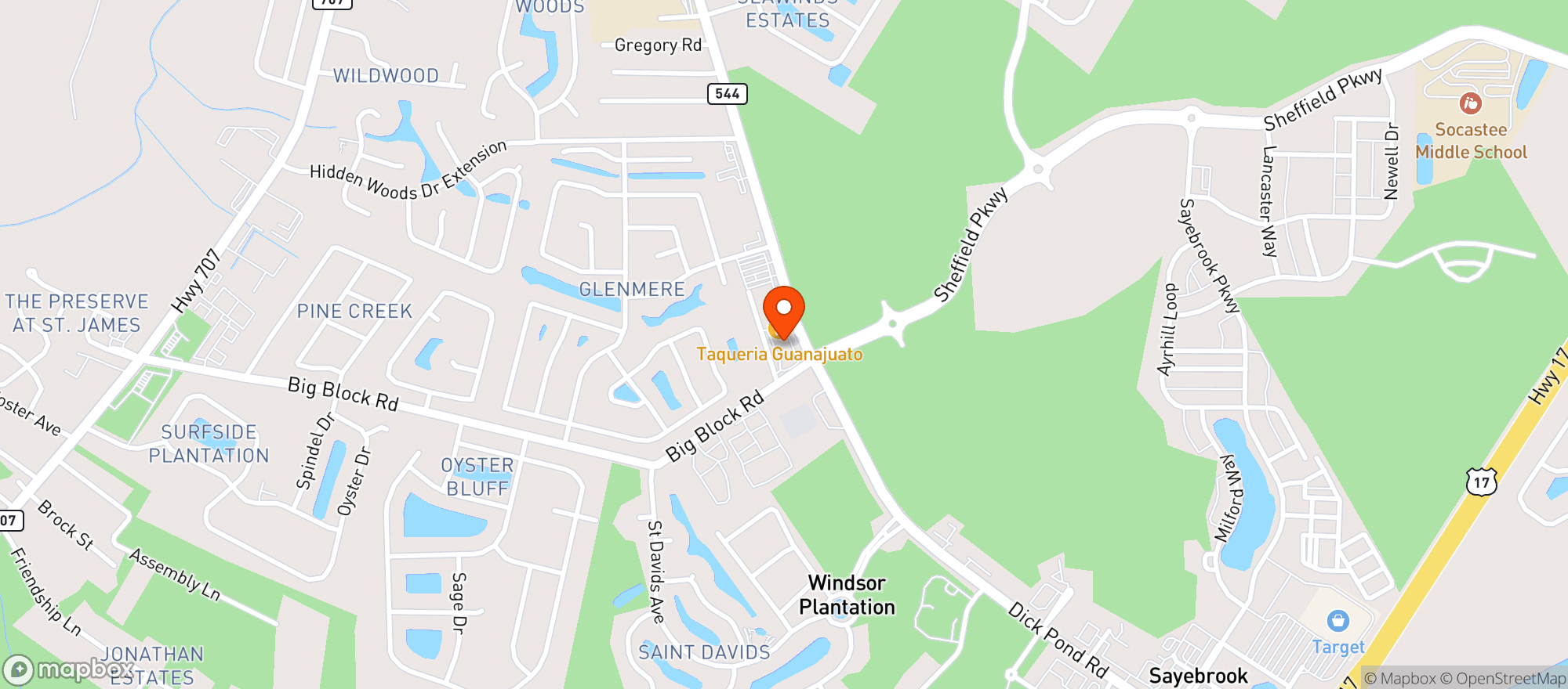 Map showing Doyle S Pub & Grub (myr)