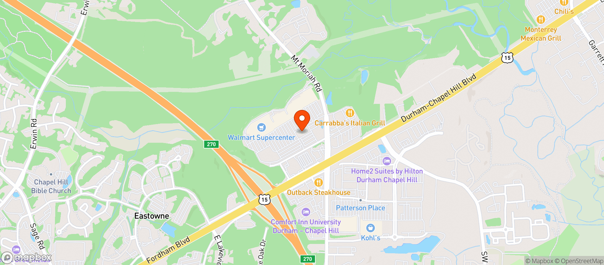 Map showing Gnc