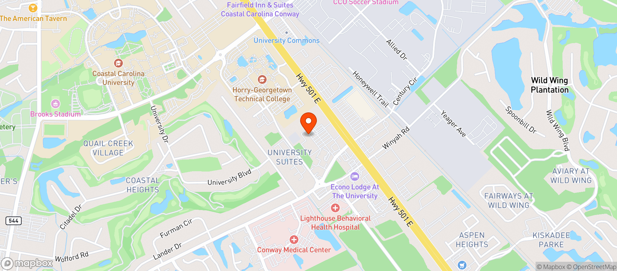 Map showing Food Lion
