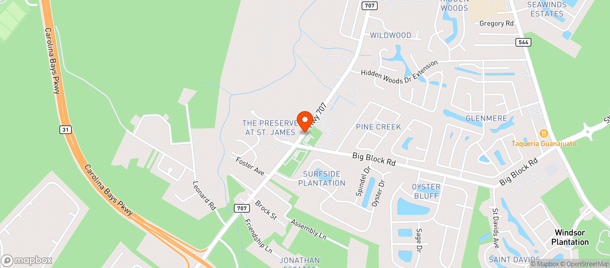 Map showing Circle K #2707272 (myr)