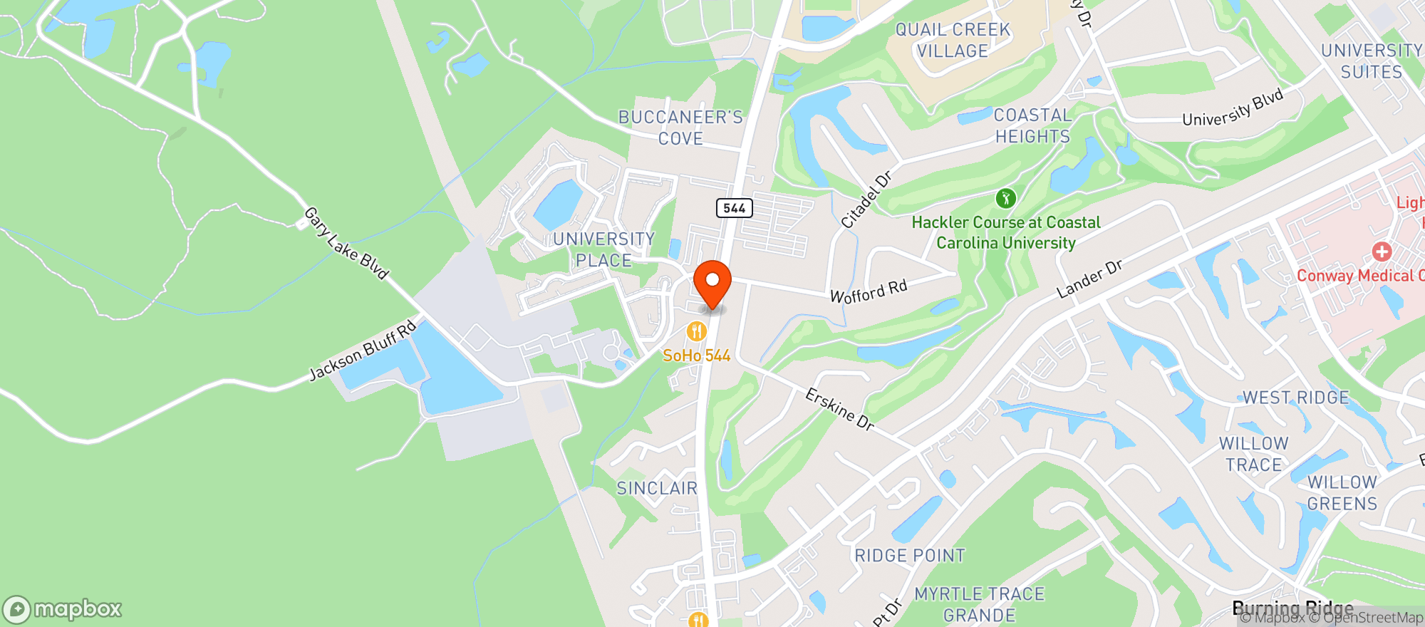 Map showing Circle K #2703187