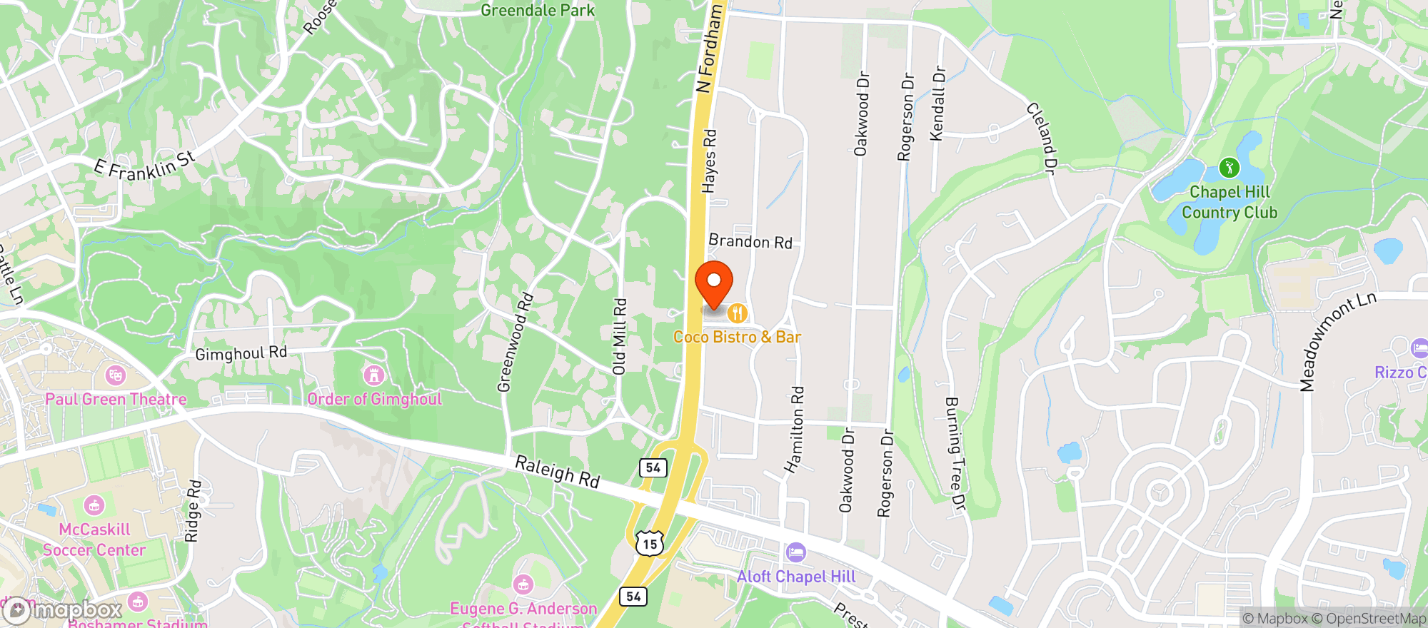 Map showing Coco