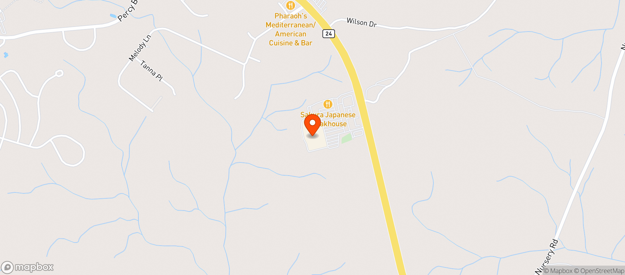 Map showing Walmart Supercenter