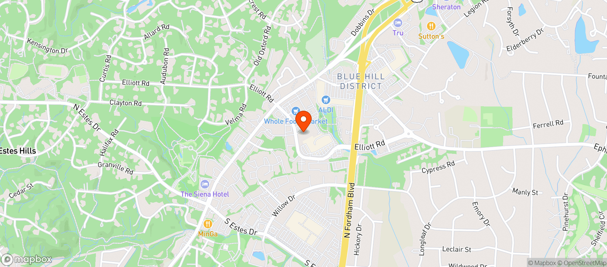 Map showing Osteria Giorgi