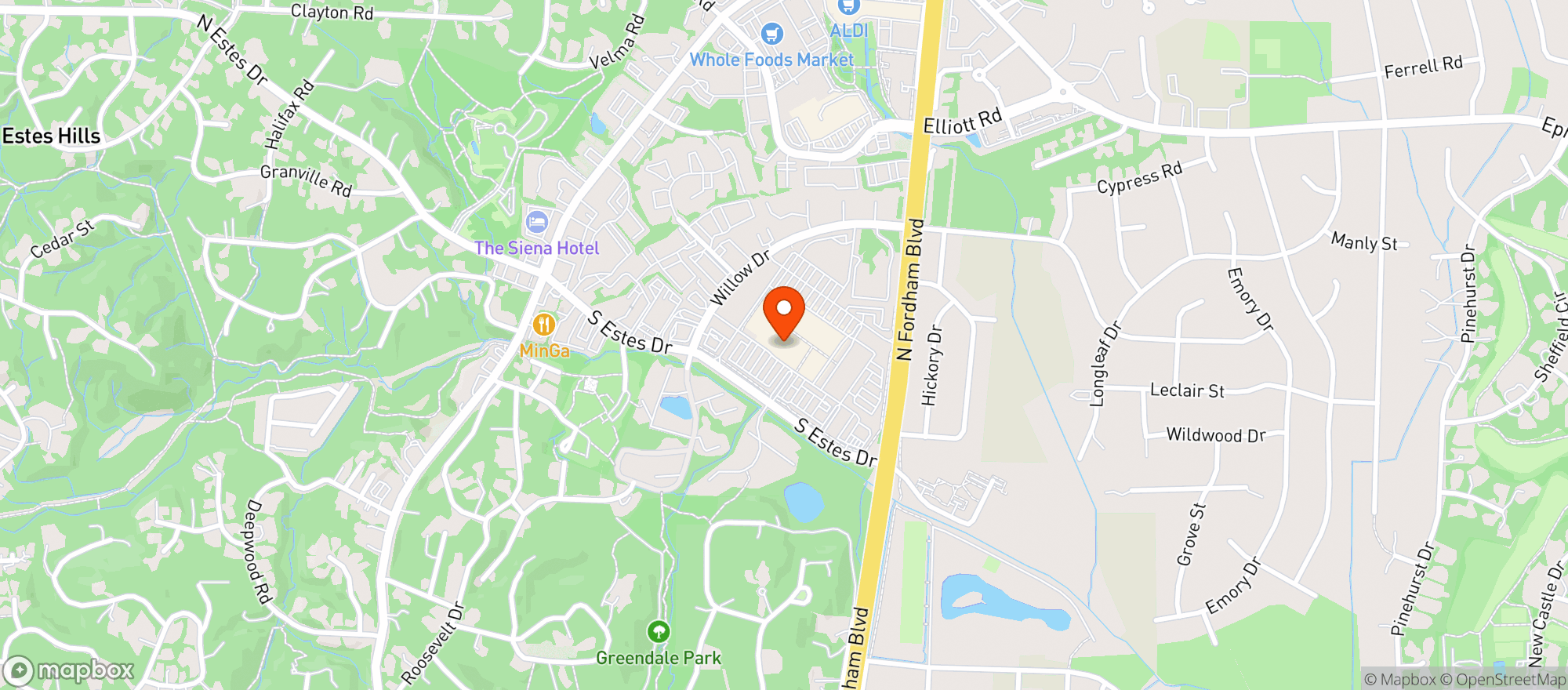Map showing Bartaco