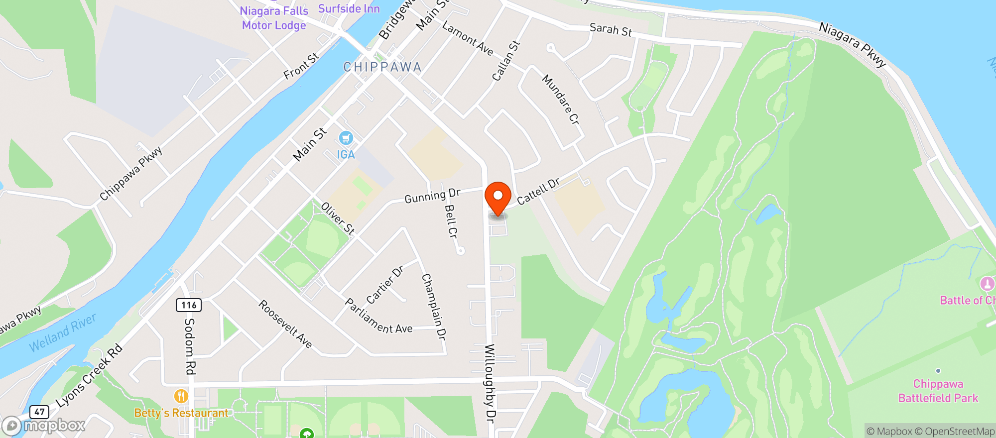 Map showing Happy Hippy Cannabis Store