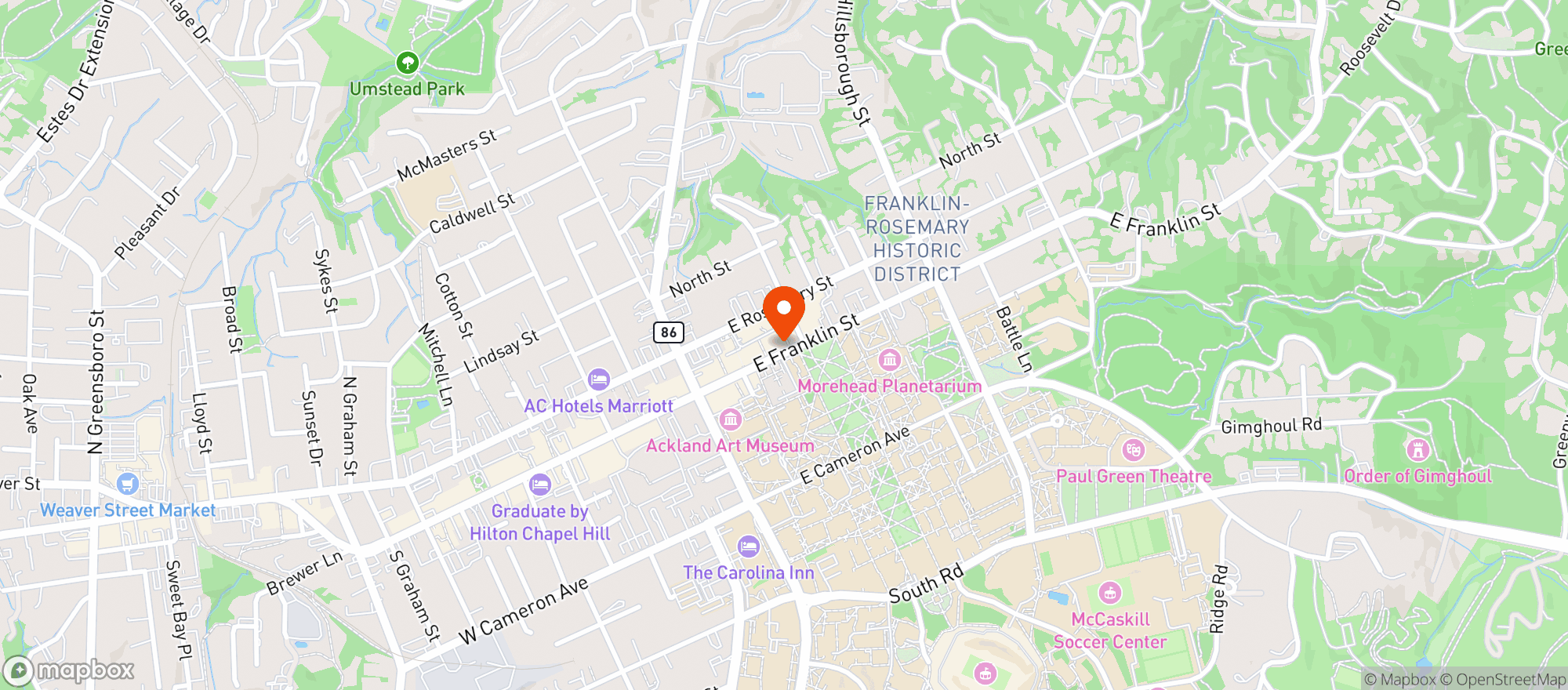 Map showing Proximo