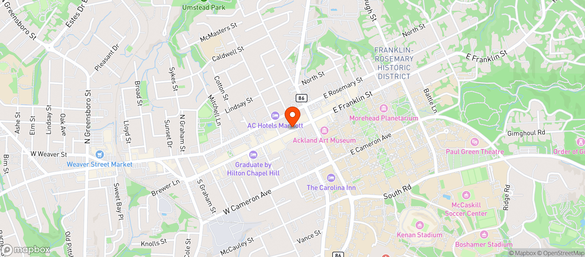 Map showing SPICY 9 SUSHI BAR & ASIAN RESTAURANT