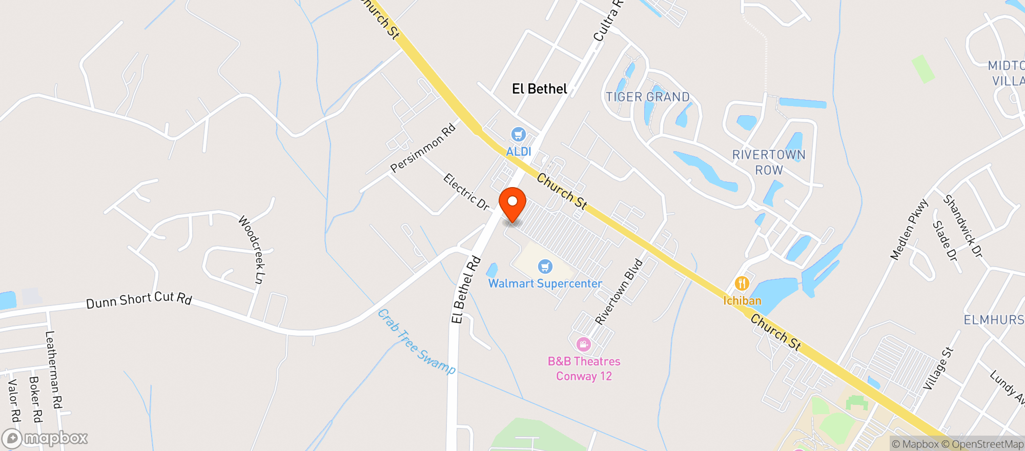 Map showing Gnc - 5934 - Gateway Plaza