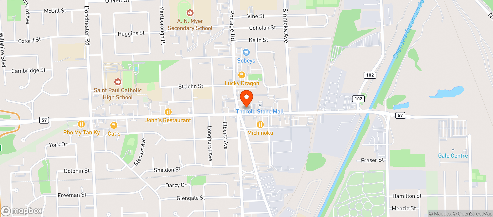 Map showing Commisso's Fresh Foods