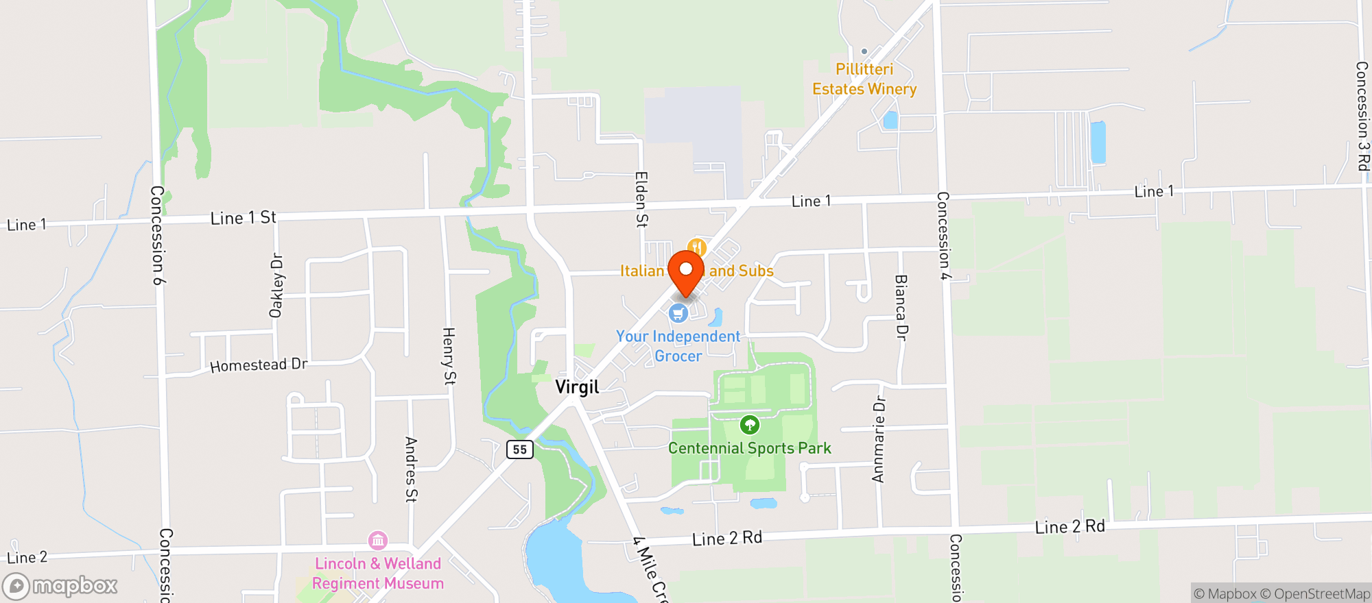 Map showing Lcbo 679
