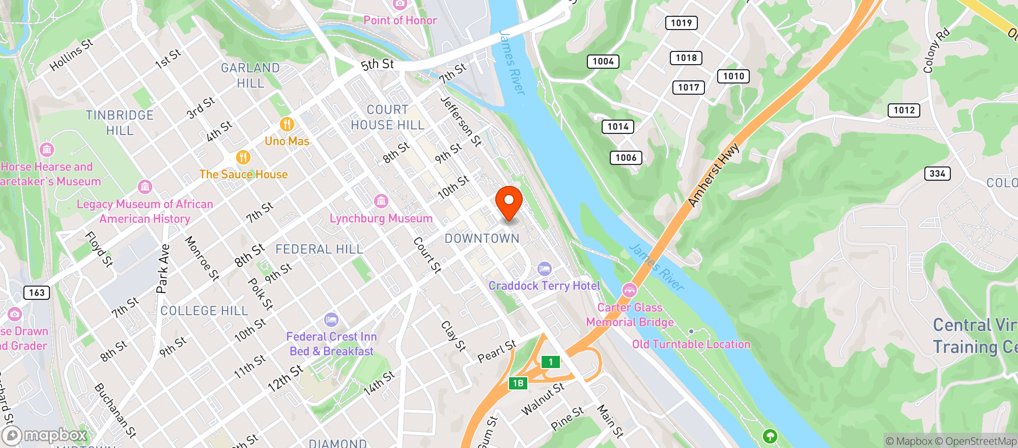 Map showing Fratelli Kitchen and Wine Bar