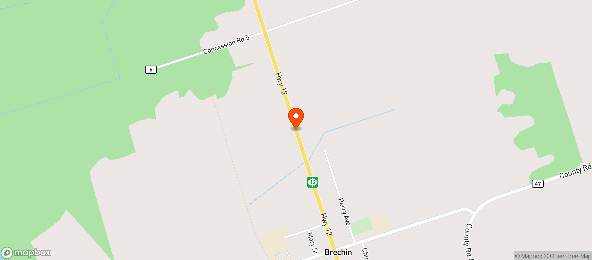 Map showing Foodland 6442