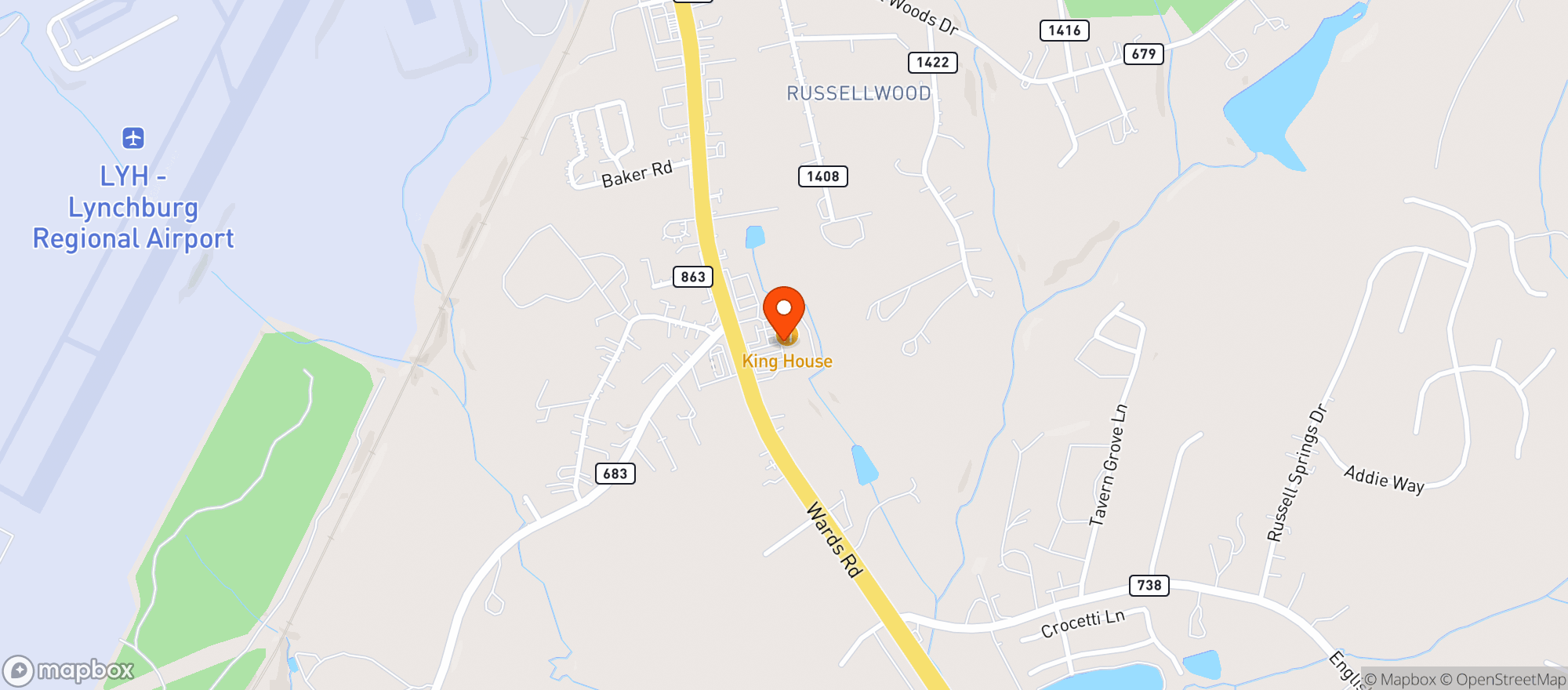 Map showing Food Lion
