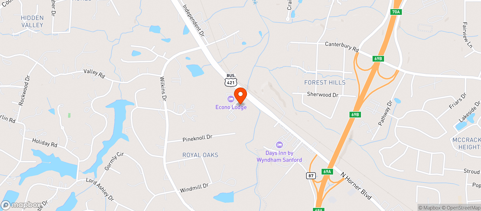 Map showing Baybreeze Seafood Rest