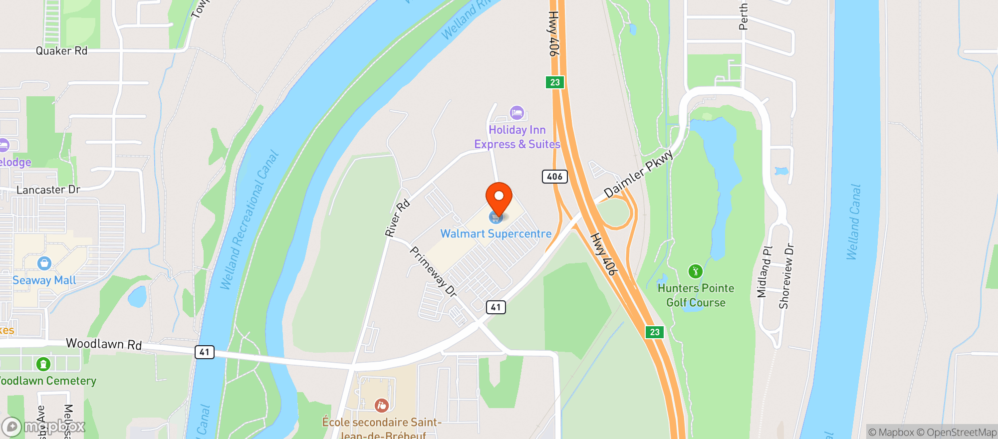 Map showing LCBO 312