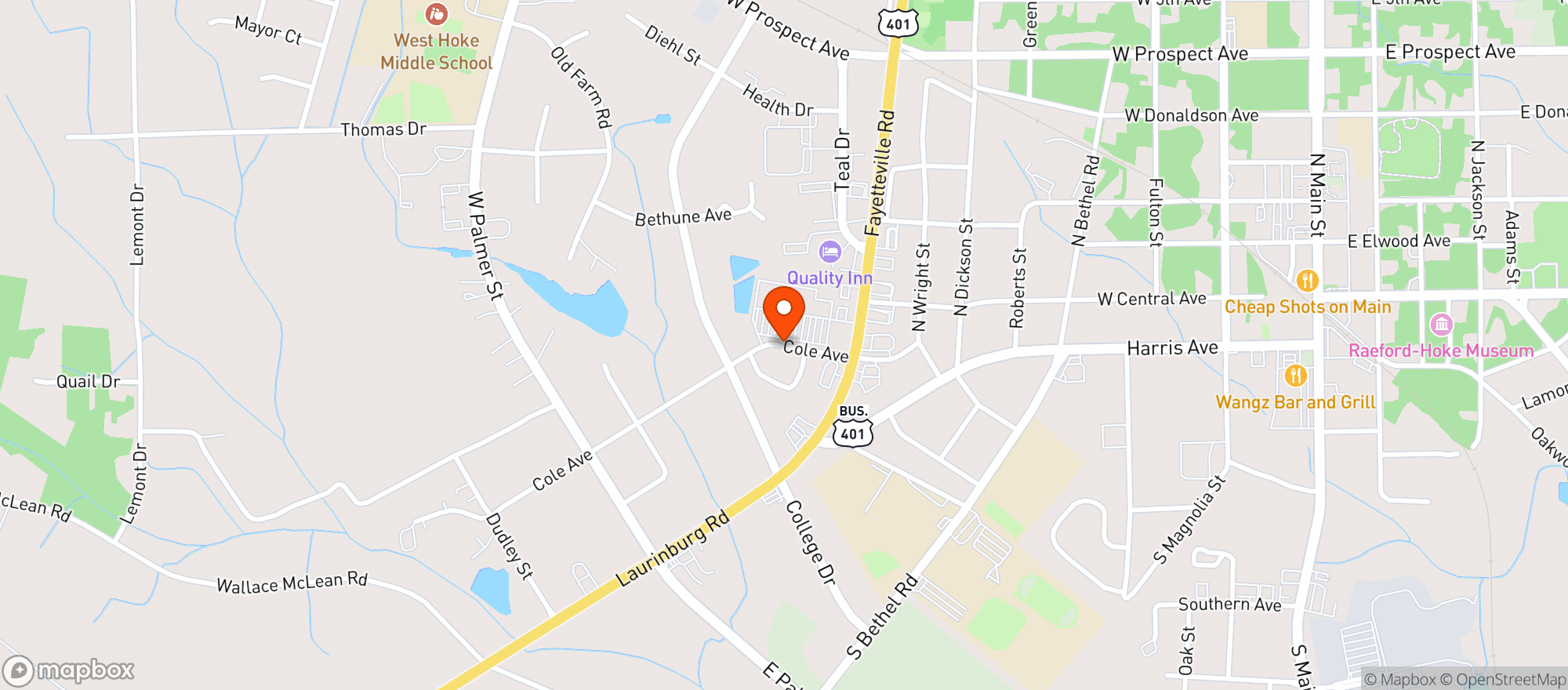 Map showing Food Lion