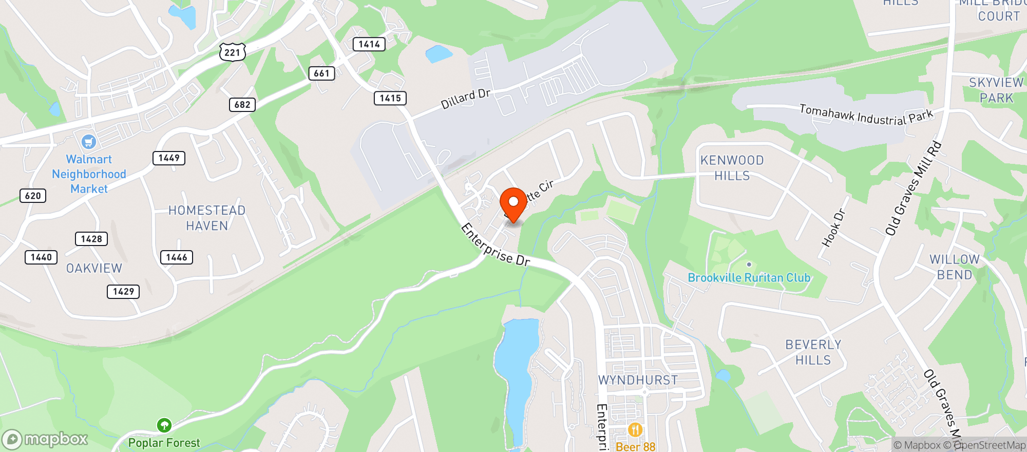 Map showing The Neighbors Place