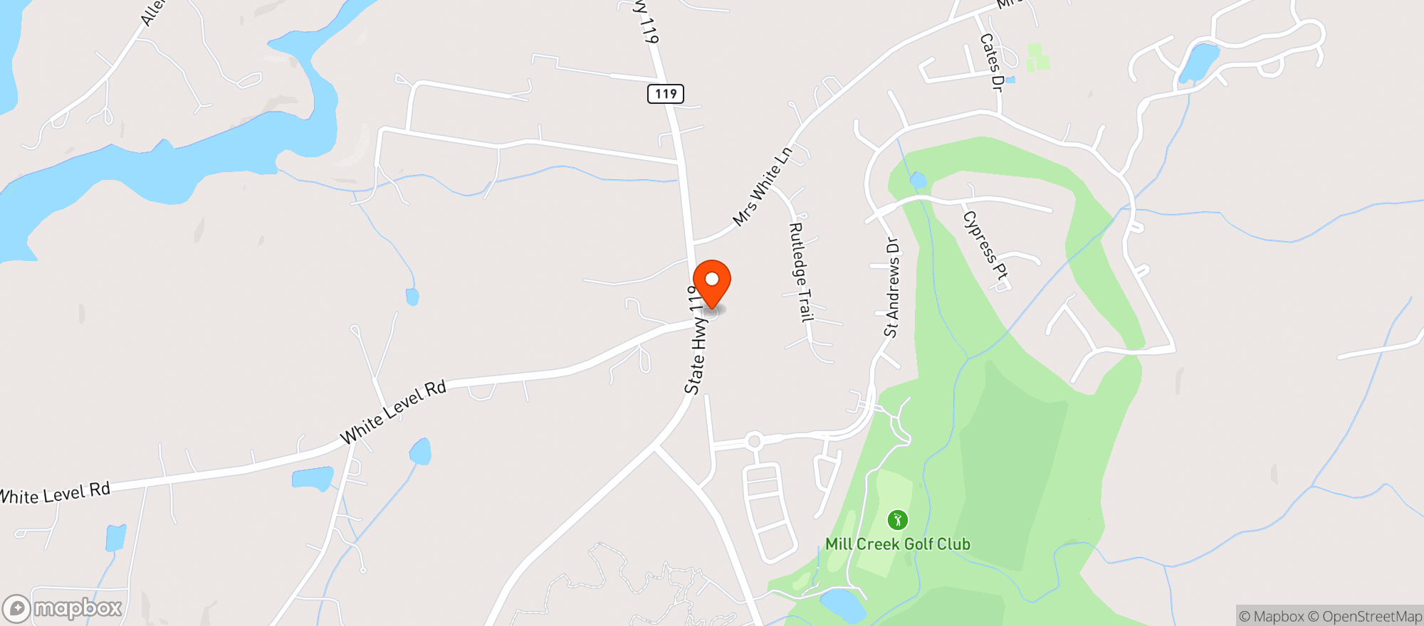 Map showing Rays Food Mart
