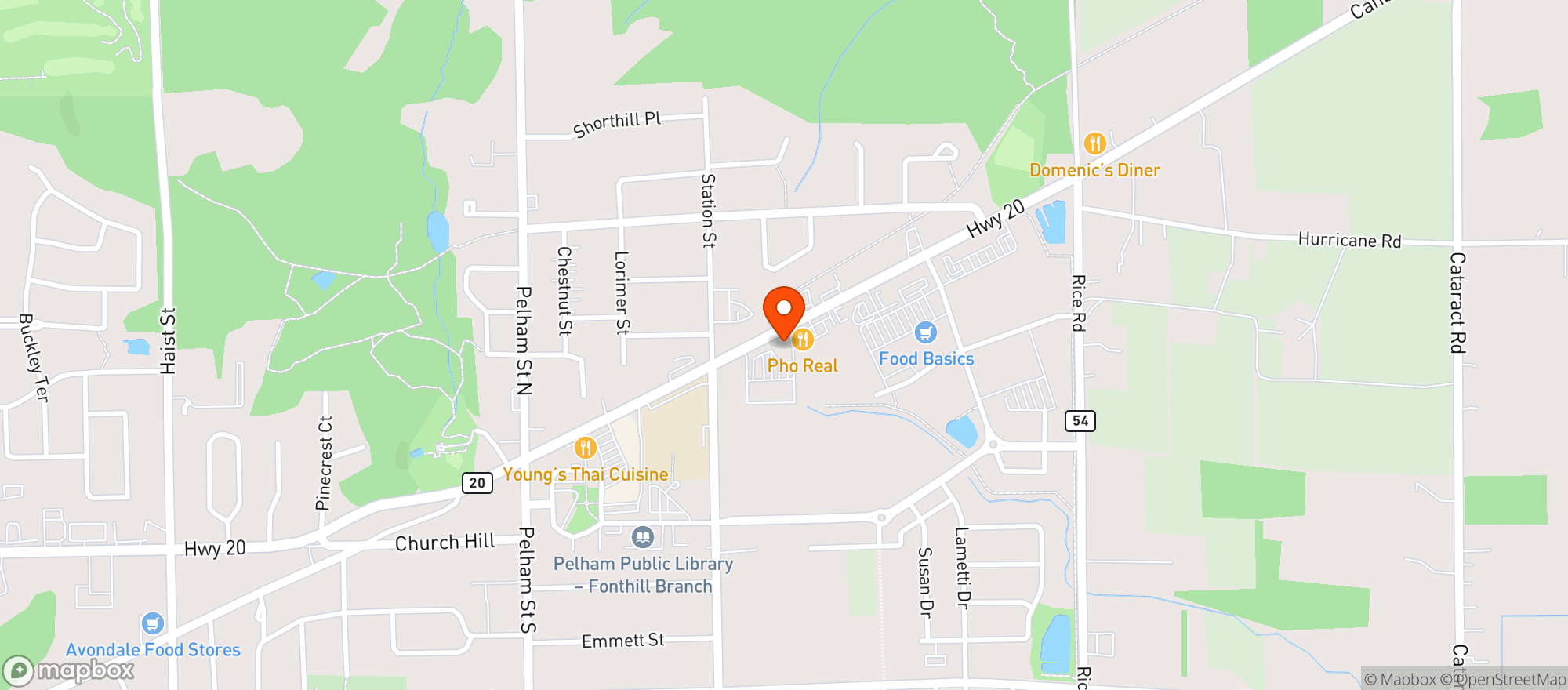 Map showing Lcbo 509