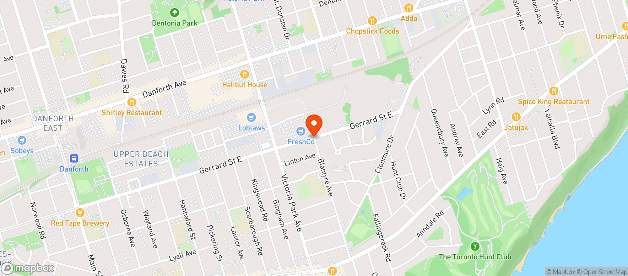 Map showing Freshco #9679
