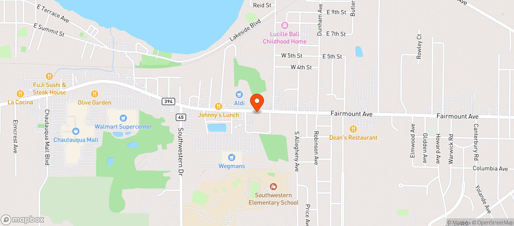 Map showing Gnc