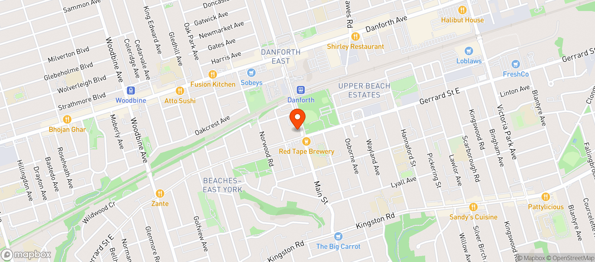 Map showing Lucan Foodland #3334