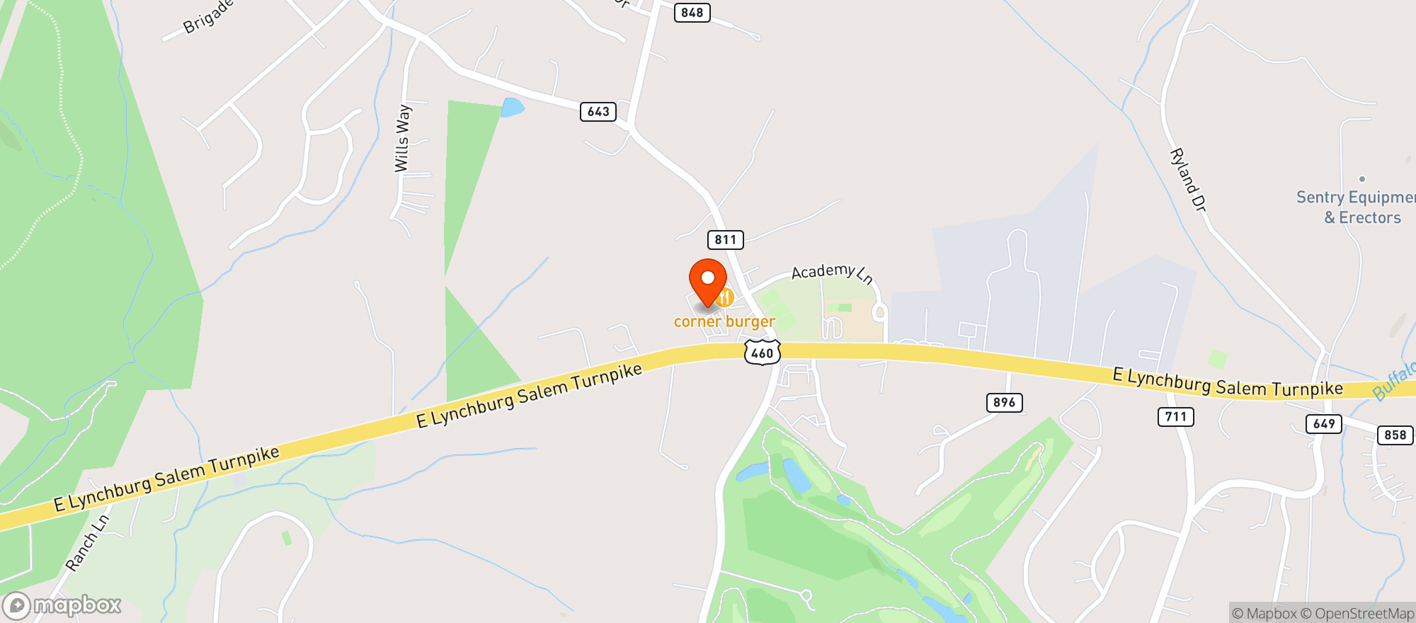 Map showing Food Lion