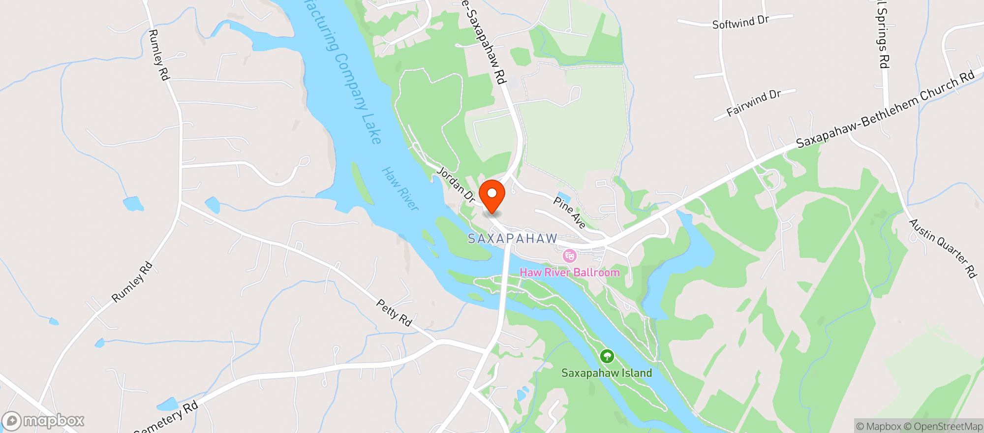 Map showing StudioSax