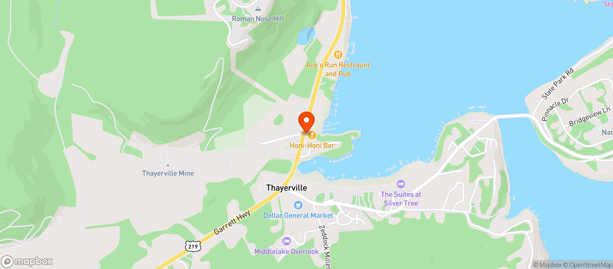 Map showing ARROWHEAD GROCERY