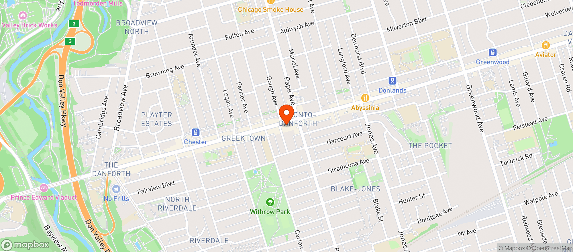 Map showing Foodland 6756