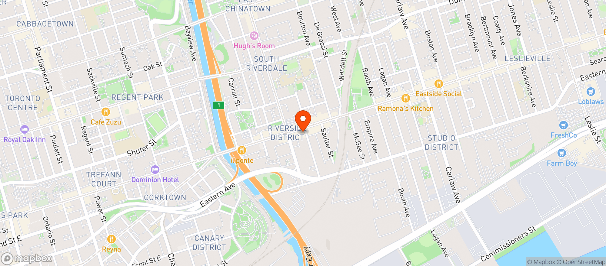Map showing The Opera House (Live Nation)