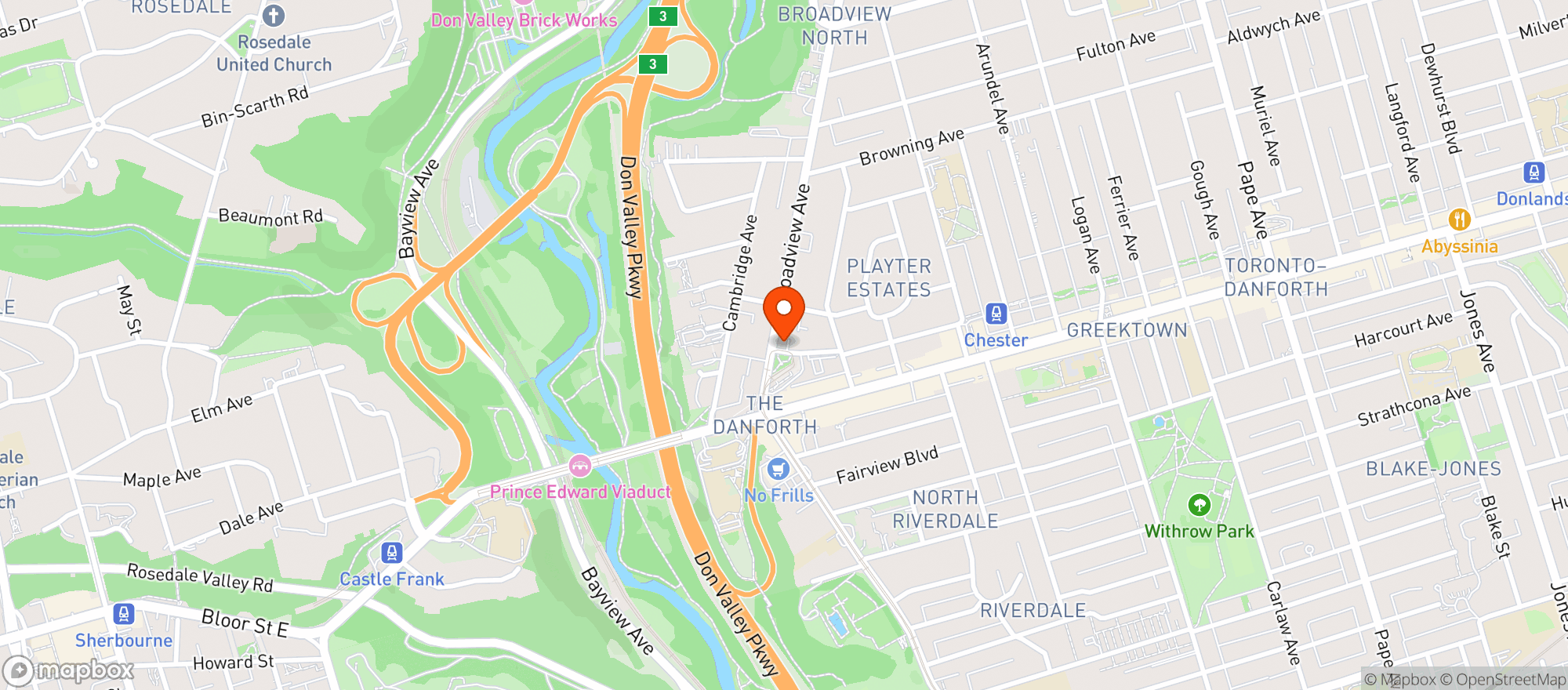Map showing Kitchenette (Fresh Catering Co.)
