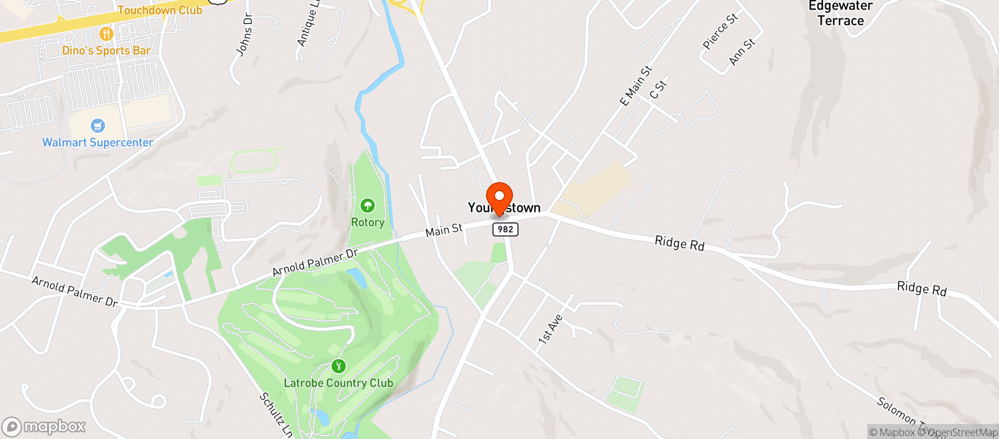 Map showing Tin Lizzy