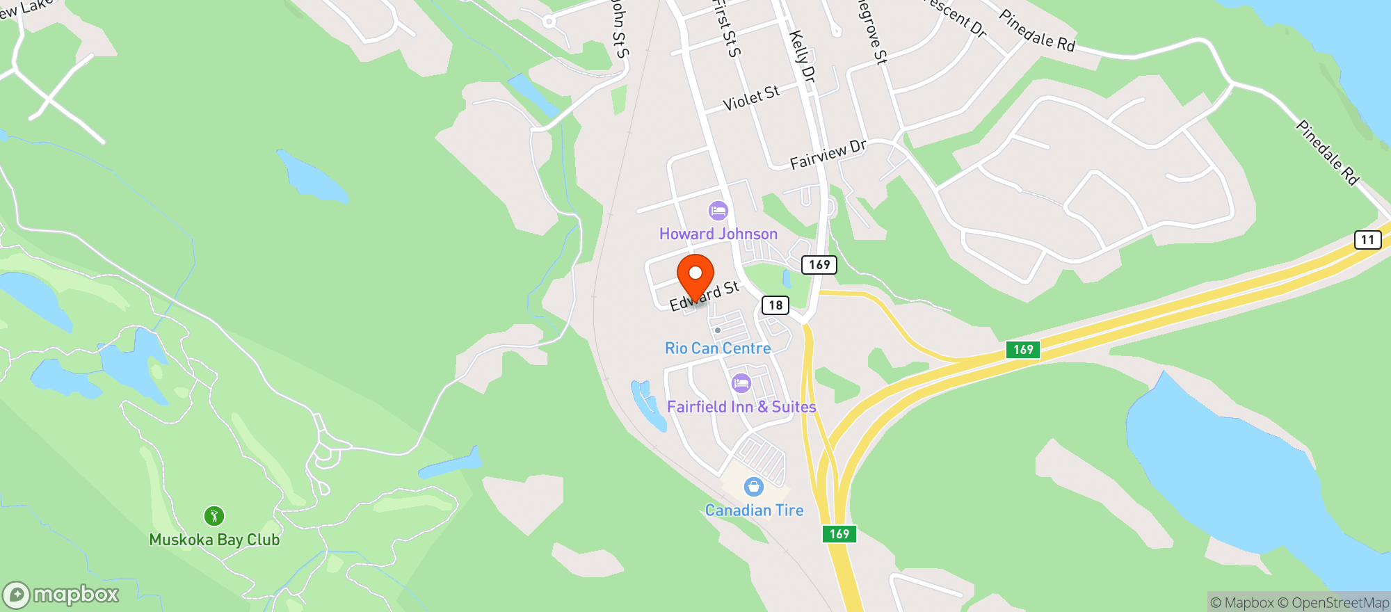 Map showing Sobeys 4716