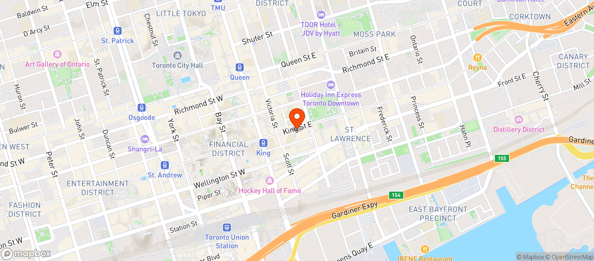 Map showing P&h Salon & Spa