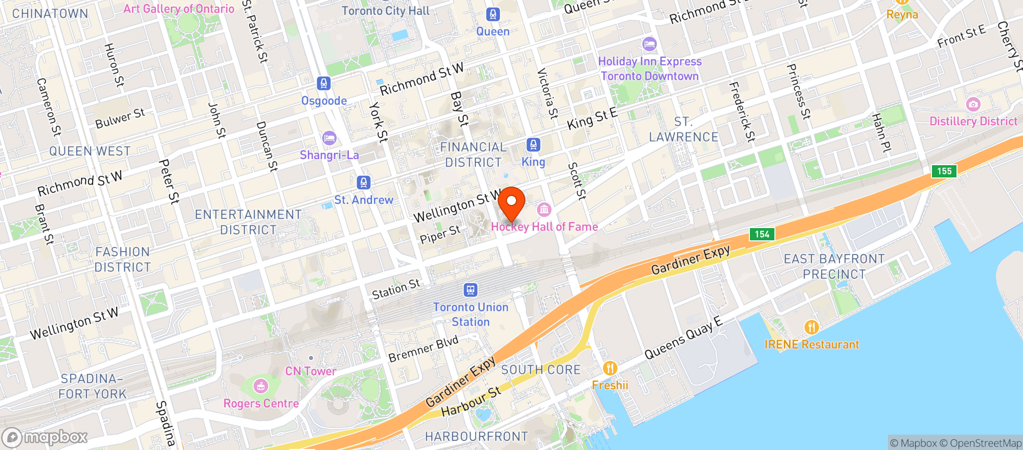Map showing Longo's