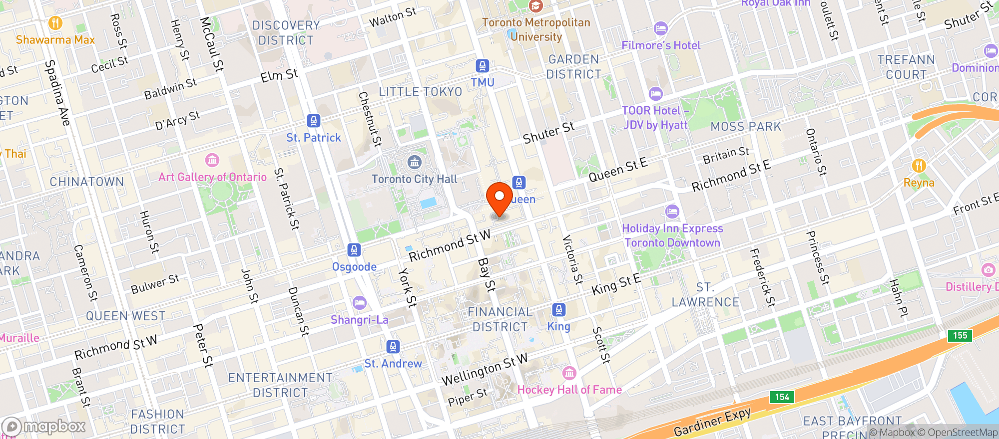 Map showing Leña Restaurant