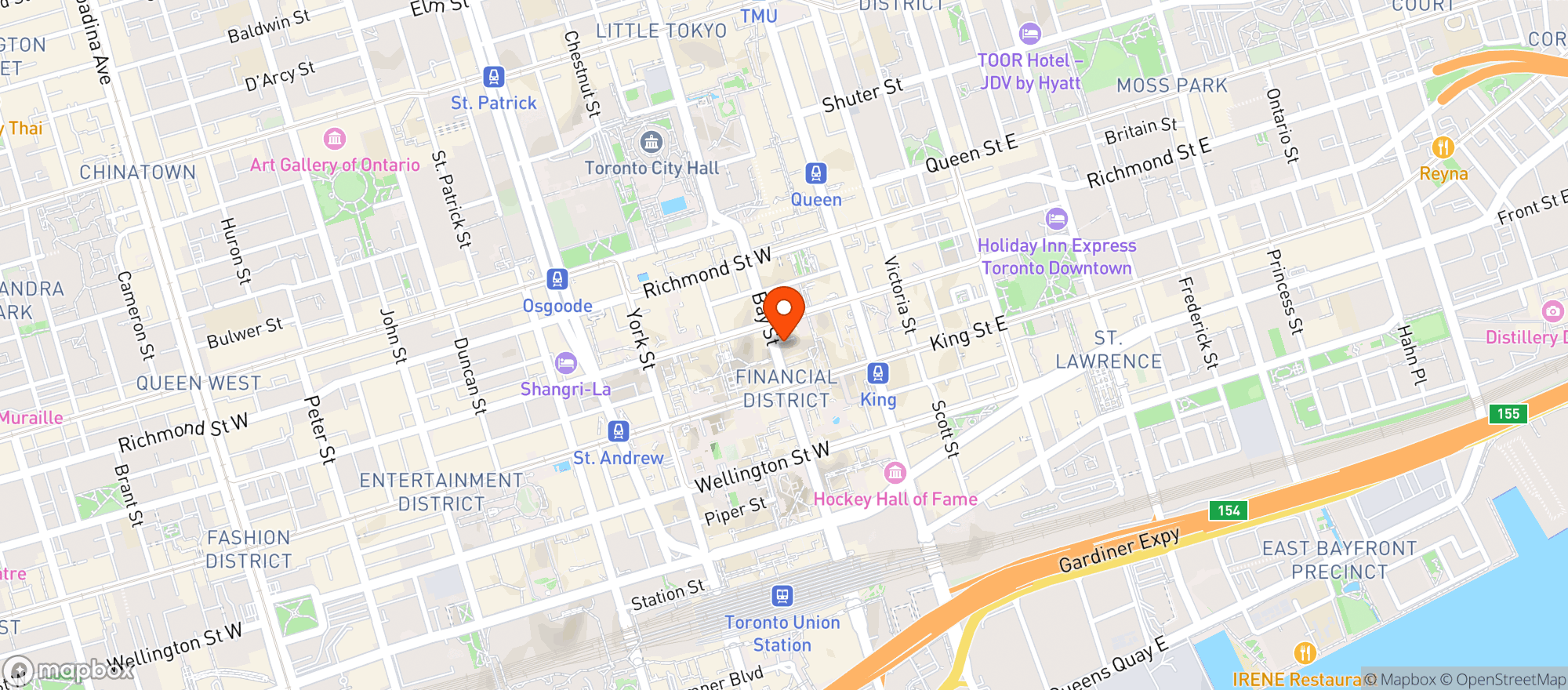 Map showing National Club