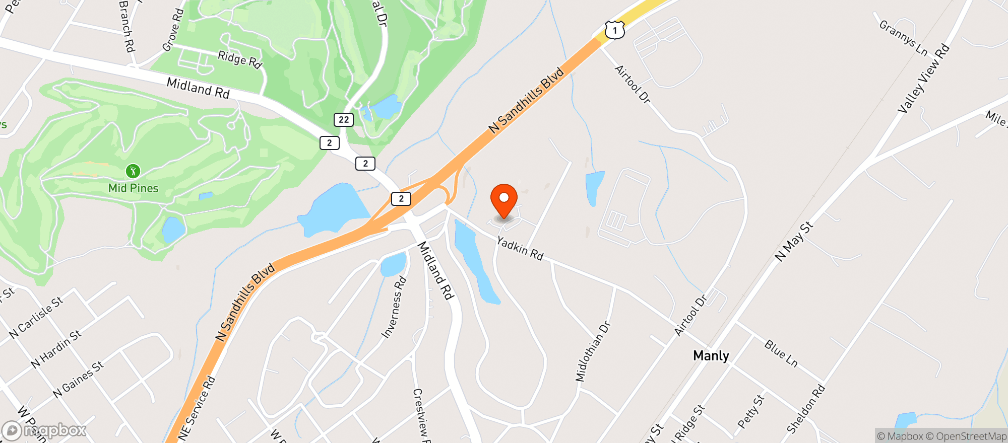 Map showing Bhawk American Whiskey Ko.