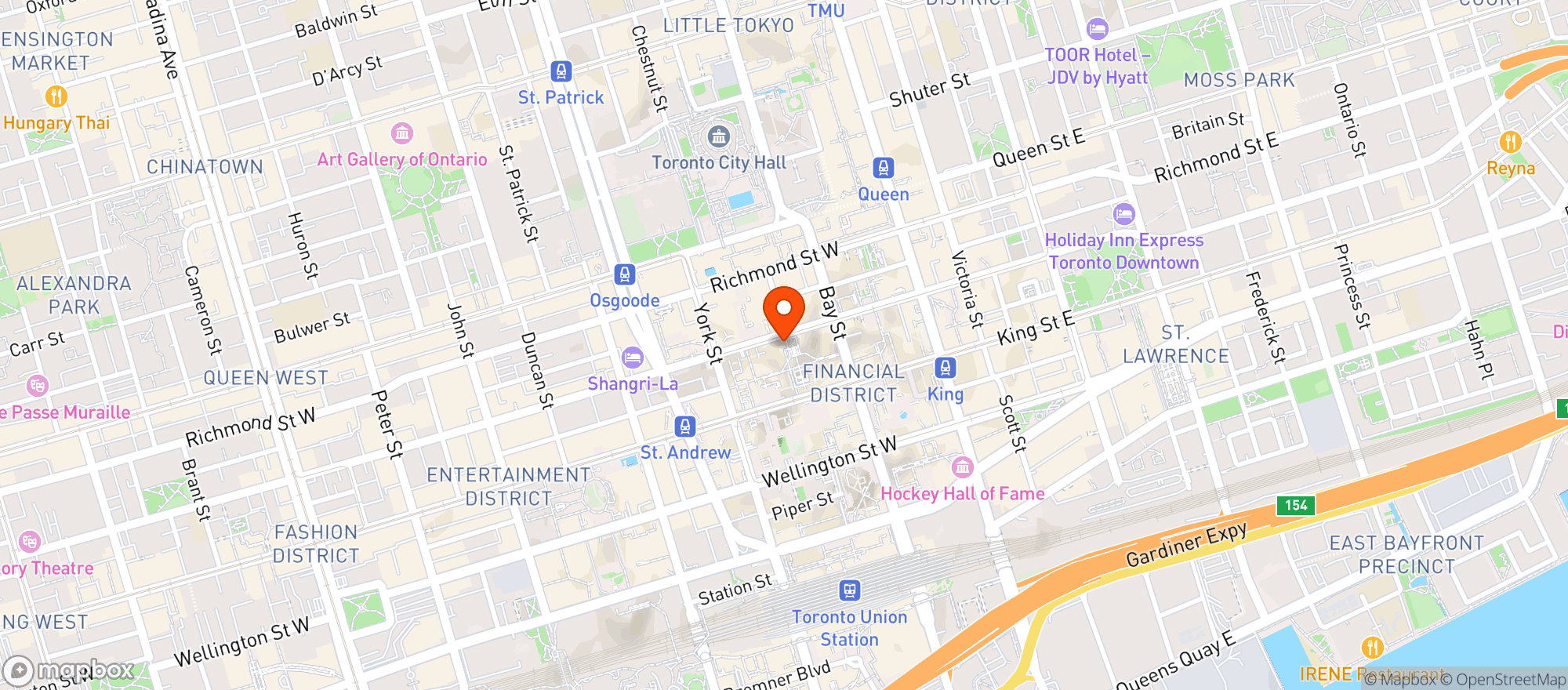 Map showing Edna + Vita