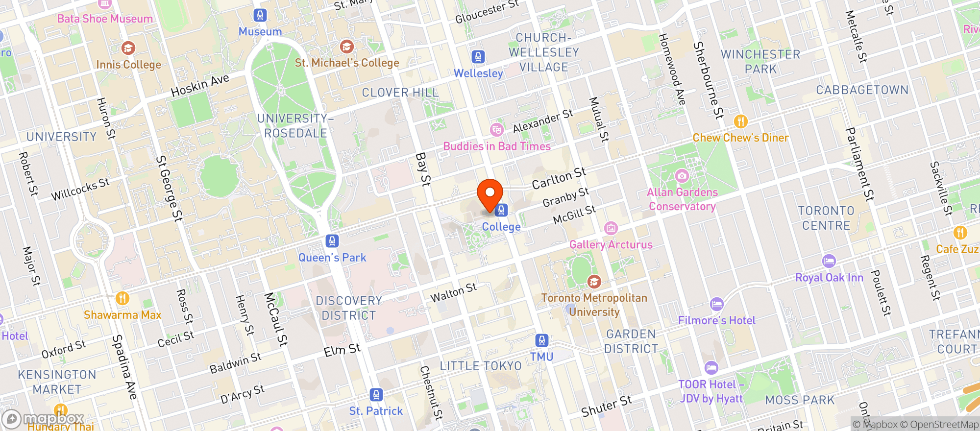 Map showing Metro 63